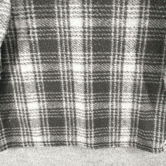 John Wayne Men's 1/4 Zip Fleece Jacket Black Gray Large Long Sleeve Polyester - Picture 7 of 13